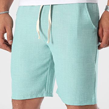 Frilivin - Pantalón corto de jogging verde claro