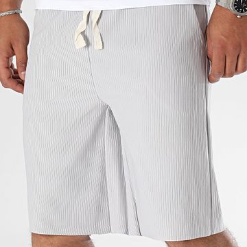 Frilivin - Pantalones cortos de jogging grises