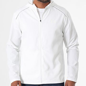 Under Armour - Cortavientos con capucha Storm Run 1376795 Blanco roto