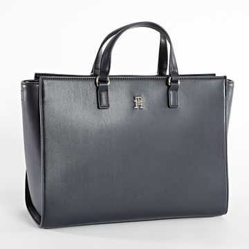 Tommy Hilfiger - Bolso Mujer Fresh Satchel Corp 6684 Azul Marino Oro