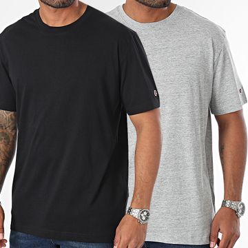 Champion - Lote de 2 camisetas 220267 Heather Grey Black