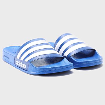 Adidas Performance - Zapatillas de ducha Adilette GW1048 Azul Real Nube Blanco