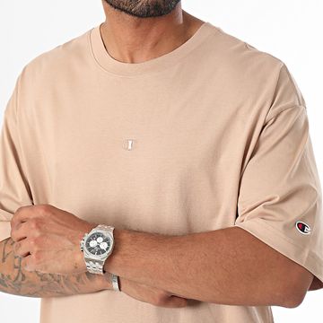 Champion - Camiseta oversize 220279 Beige oscuro