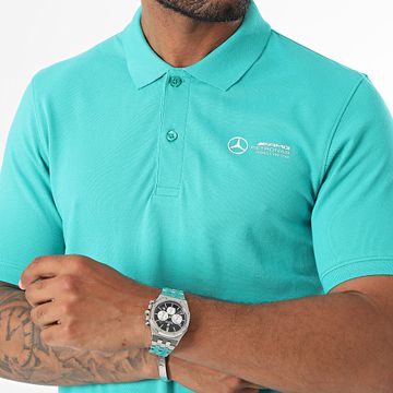 AMG Mercedes - Polo de manga corta MAPF1 701227036 Azul turquesa