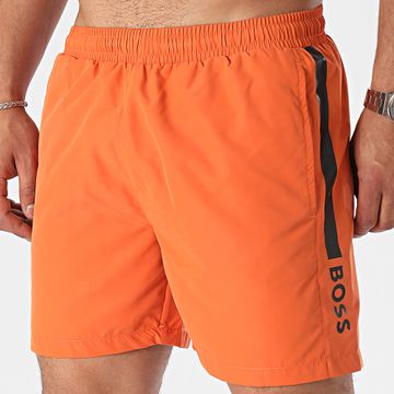 BOSS - Shorts de baño Dolphin 50508798 Naranja