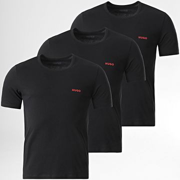 HUGO - Lote de 3 camisetas 50493972 Negro