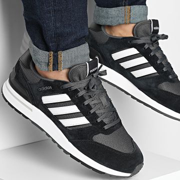 Adidas Performance - Baskets Run 80s ID1260 Core Negro Calzado Blanco Gris Seis