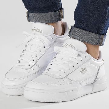 Adidas Originals - Mujer Zapatillas Court Super W IF9432 Calzado White Wonder Gold Met Wonder Beige