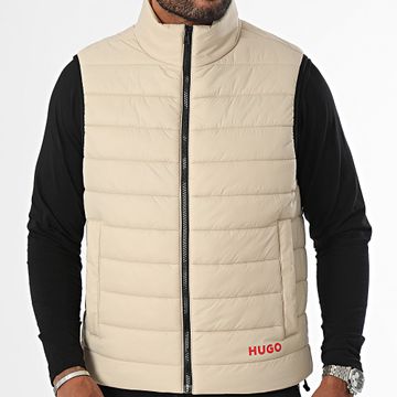 HUGO - Chaqueta de pluma sin mangas Brentino 2431 50517743 Beige
