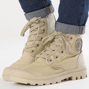 Palladium - Botas Mujer Pampa Hi 92352 Sahara Ecru