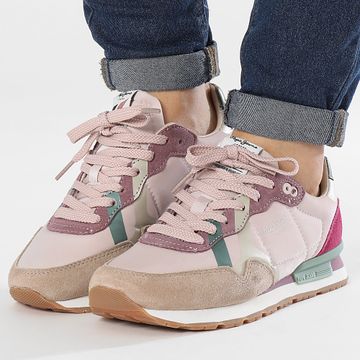 Pepe Jeans - London Grade Zapatillas de deporte para mujer PMS40021 Beige claro