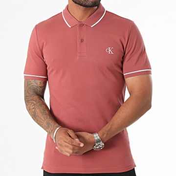 Calvin Klein - Polo de manga corta 5603 Rojo ladrillo