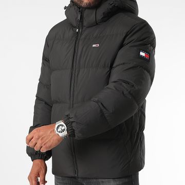 Tommy Jeans - Chaqueta con capucha Essential 9786 Negra