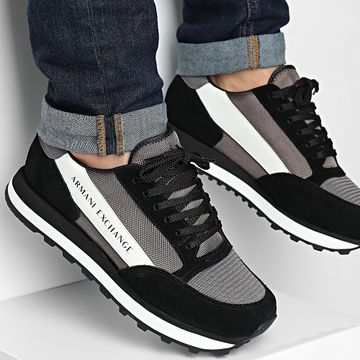 Armani Exchange - XUX083-XV263 Zapatillas de hierro negro
