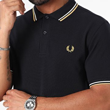 Fred Perry - Polo Manga Corta Doble Punta MM3600 Azul Marino