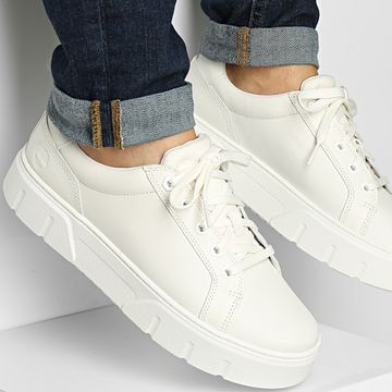 Timberland - Laurel Court Low Lace A61FG Blanco Zapatillas de deporte de grano completo