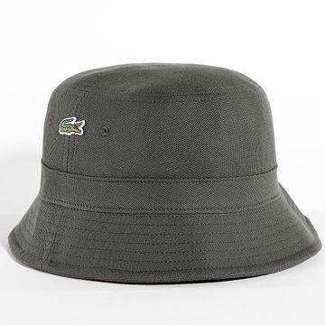 Lacoste - Bob Logo Bordado Cocodrilo Caqui Verde