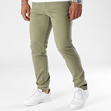 Jack And Jones - Marco Bowie Slim Pantalones Chinos Verde Caqui Claro