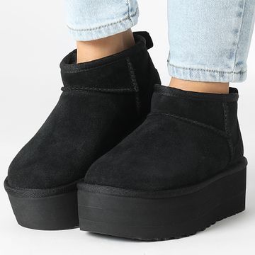 UGG - Botas Mujer Classic Ultra Mini Plateform 1135092 Negro