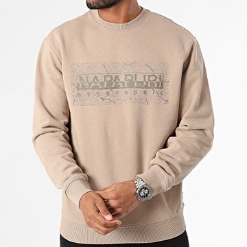 Napapijri - Albula Sudadera cuello redondo A4HZR Beige
