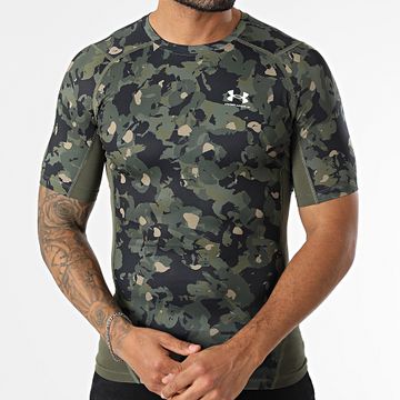 Under Armour - Camiseta HeatGear 1386937 Verde caqui
