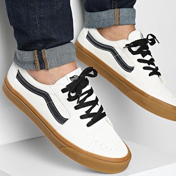 Vans - Sk8 Low Zapatillas 9QRJVY1 Goma Blanco De Blanco