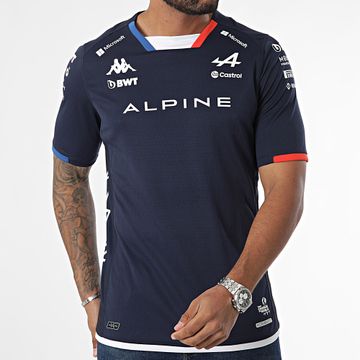 Kappa - Camiseta Kombat 2024 Gasly Alpine F1 381Z61W Azul Marino