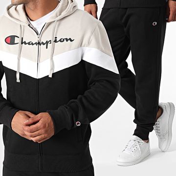Champion - Chándal 220291 Negro Beige
