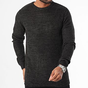 Jack And Jones - Elewis Suéter de punto Heather Negro