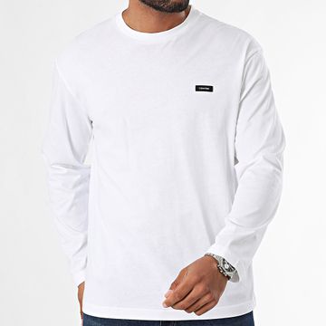 Calvin Klein - Camiseta de manga larga Cotton Comfort 1847 Blanco