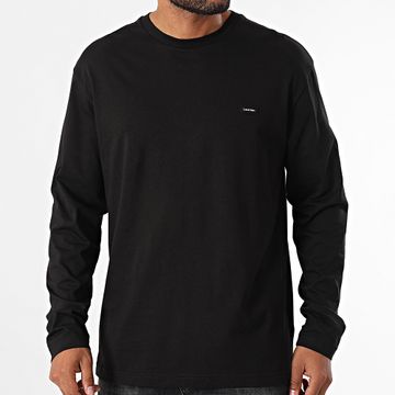 Calvin Klein - Camiseta de manga larga Cotton Comfort 1847 Negro