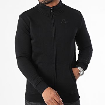 Kappa - Korpo Zentil Regular Fit Logo Zip Jacket 303MKJ0 Negro