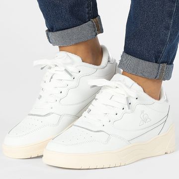 Le Coq Sportif - Alma 2422900 Optical Blanco Plata Zapatillas Mujer