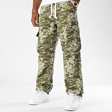 2Y Premium - Cargo Pants Relaxed Fit Jeans Caqui Verde Beige Camuflaje