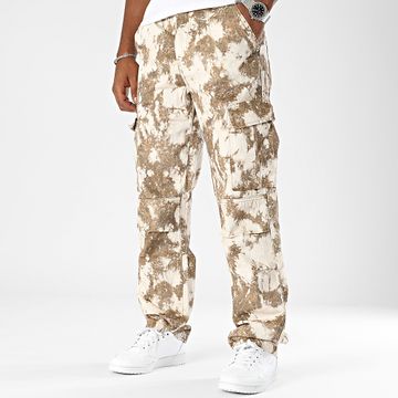 2Y Premium - Cargo Pants Regular Fit Jeans Beige Marrón