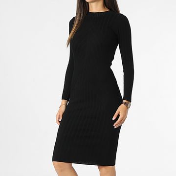 Only - Vestido de manga larga Kate Negro