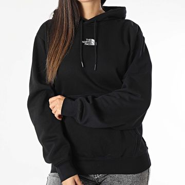 The North Face - Essential A89EN Sudadera con capucha oversize para mujer Negro