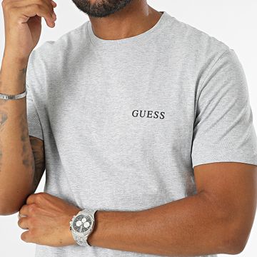 Guess - Camiseta U4BM03-KCAM1 Gris jaspeado