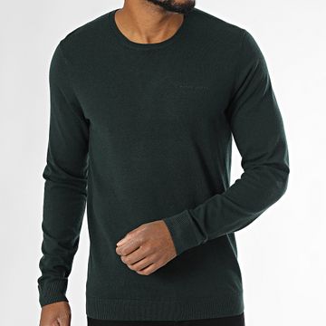 Teddy Smith - Marc 11516478D Jersey Verde Oscuro