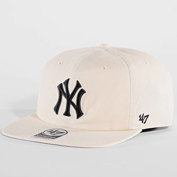 '47 Brand - Gorra Snapback Captain NY Beige Claro