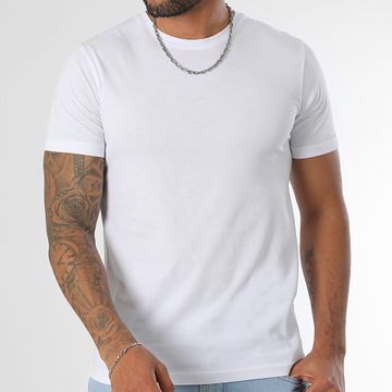 LBO - 3513 Camiseta blanca cuello redondo