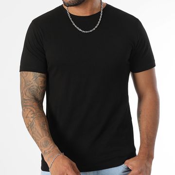 LBO - 3514 Camiseta negra cuello redondo
