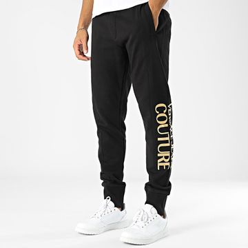 Versace Jeans Couture - Logoinsit 77GAAT05-CF00T Pantalones Jogging Negro Oro