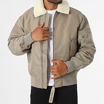 Calvin Klein - Chaqueta con cremallera 6108 Taupe