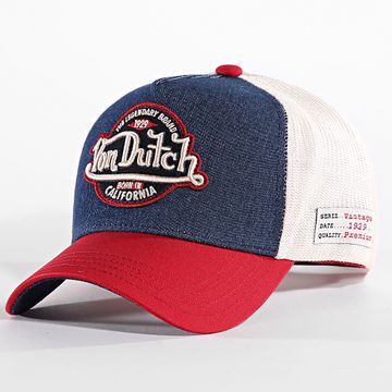 Von Dutch - Gorra Trucker VD-1-CT Azul Denim Beige Rojo