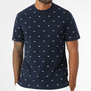Lacoste - Camiseta Logo Cocodrilo Azul Marino