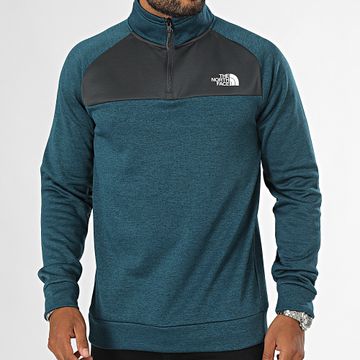 The North Face - Sudadera Reaxion Fleece Zipped Neck A855L Duck Blue