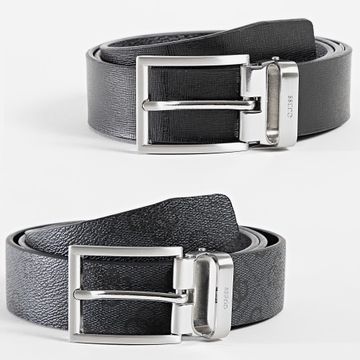 Guess - Cinturón reversible BMCMLO Negro Carbón Gris