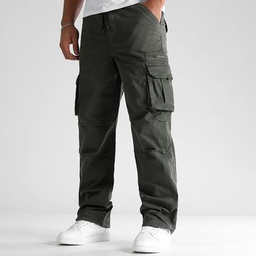 LBO - 0537 Pantalones cargo relax gris marengo