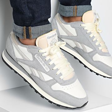 Reebok - Classic Leather Sneakers 100201110 Chalk Grey 3 Stone